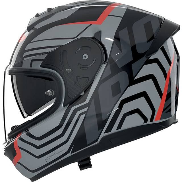 Nolan N60-6 Eclettico Full Face Helmet - Black/Grey/Red