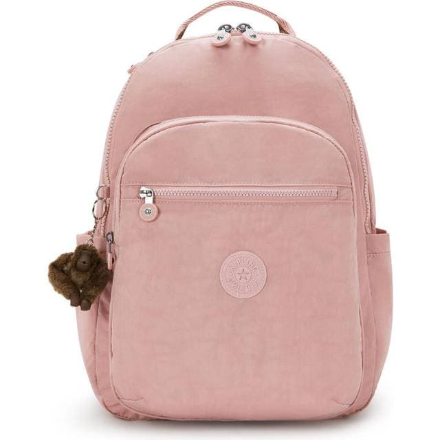 Kipling Basic Seoul Daypack Laptop Compartment Pink
