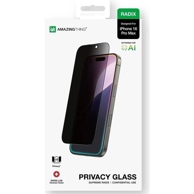 Radix Privacy Glass Hærdet Glas iPhone 16 Pro Max