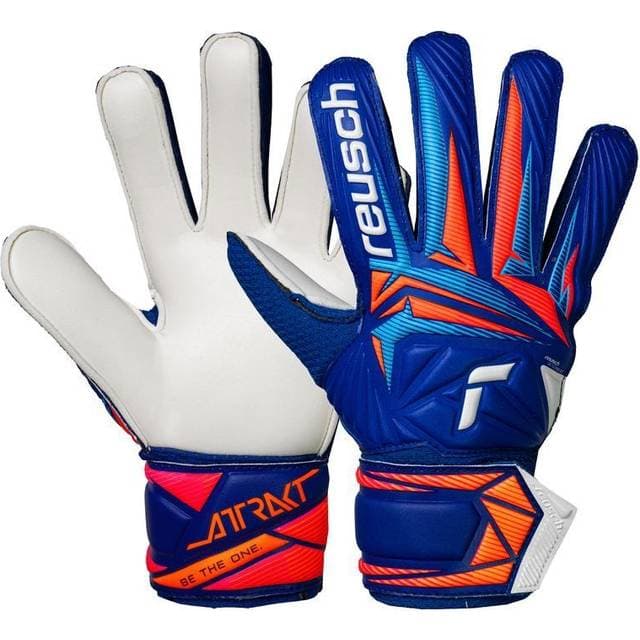 reusch Målmandshandske Attrakt Solid - Blå/Hvid/Orange