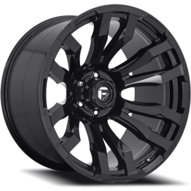 Fuel Blitz D675 20x12 6x139.7mm 106.1mm Gloss Black