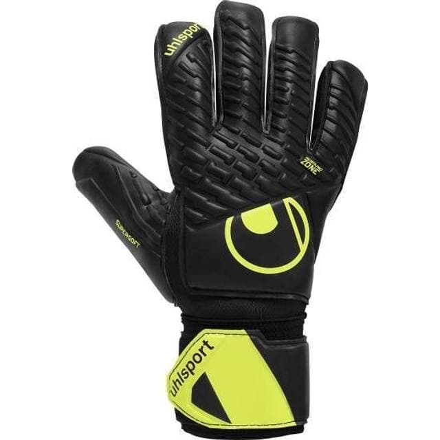 Uhlsport Målmandshandske Supersoft HN Flex Frame - Sort/Gul