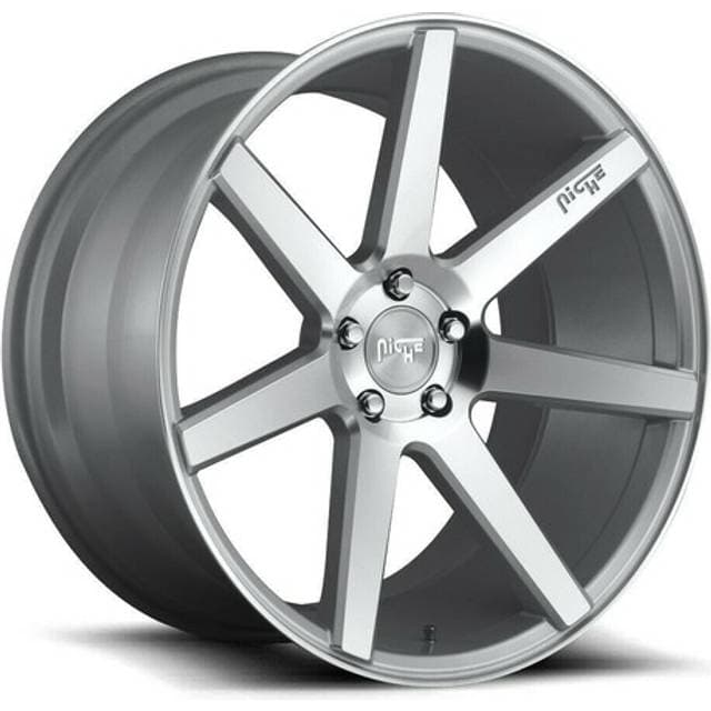 Niche M179 Verona Gloss Silver Machined 10.5x20