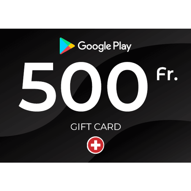 Google Play Gift Card 500 CHF