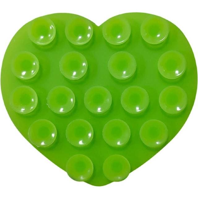 Hjärtformad Silikon Sugkopp Mobiltelefonhållare