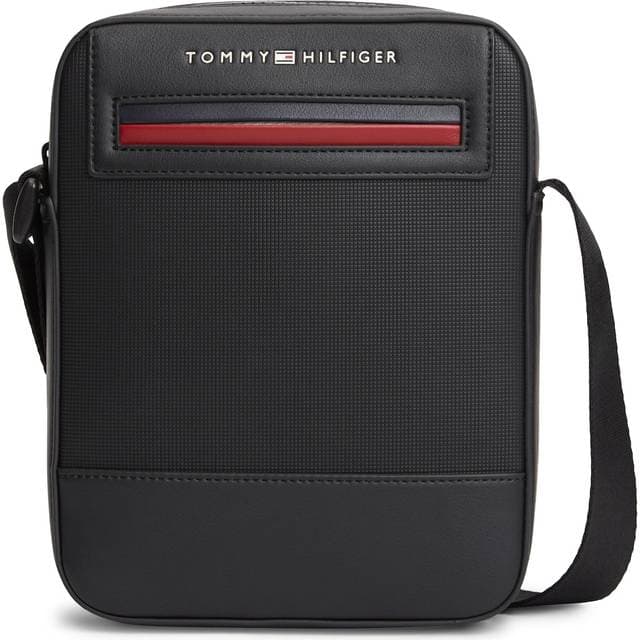 Tommy Hilfiger Metal Logo Crossbody Reporter Bag