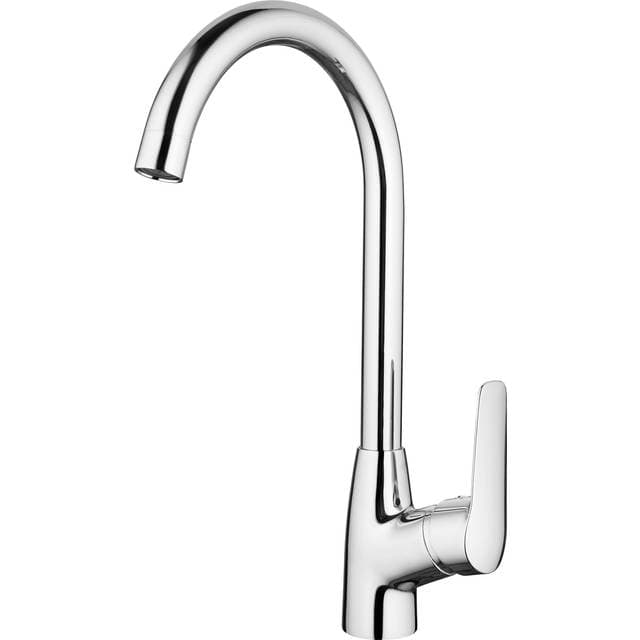 Hill Ceramic Köksblandare Med U-Pip Boro Krom Blank