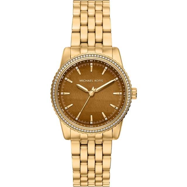 Michael Kors Bryant Round Brown Dial Watch MK7581