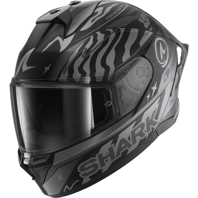 SHARK Helmets Skwal Cup Speed-Fancy Full Face Helmet - Black/Anthracite/Silver Man