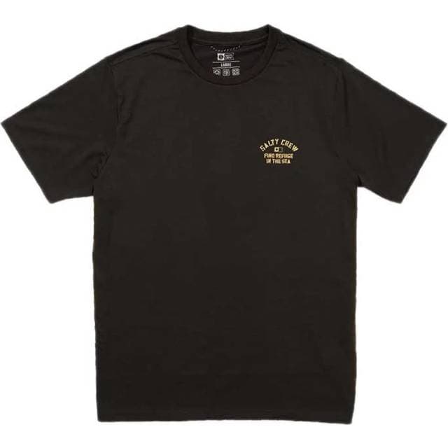 Salty Crew Even Keel Tech Short Sleeve Rash Guard - Schwarz