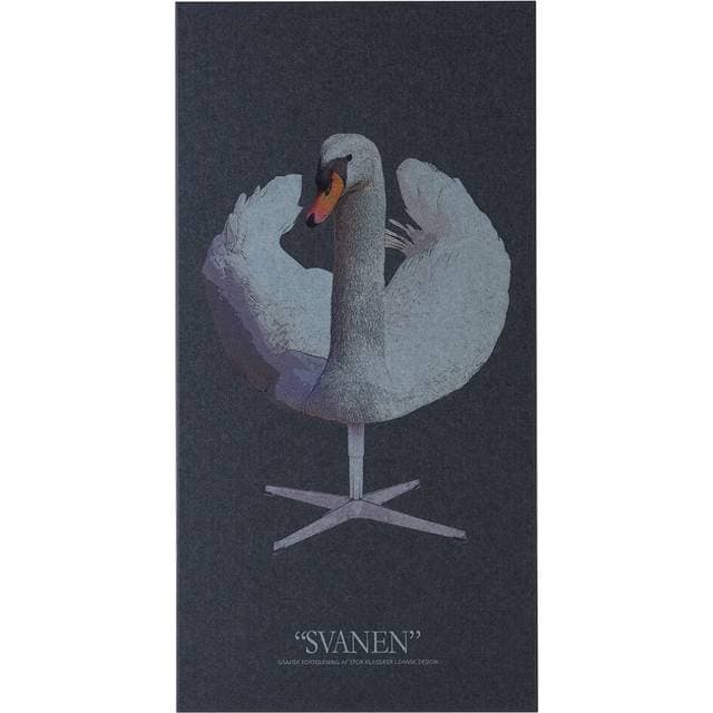 Fibrotech Akustikbillede Svanen Mørk Grå 9x600x1200 mm