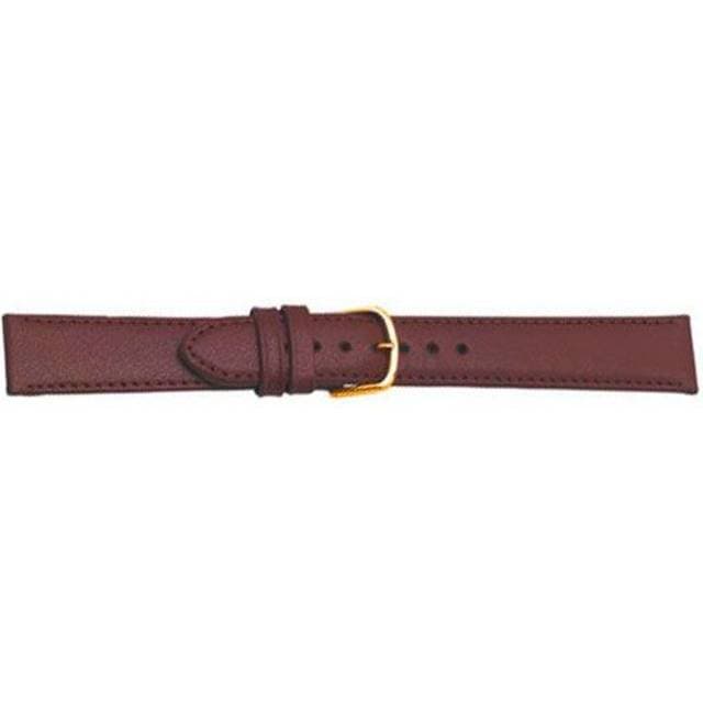 Falkenlund Deluxe Beco Watch Strap Nappa Calf Leather Brown 14mm Gold Plated Buckle