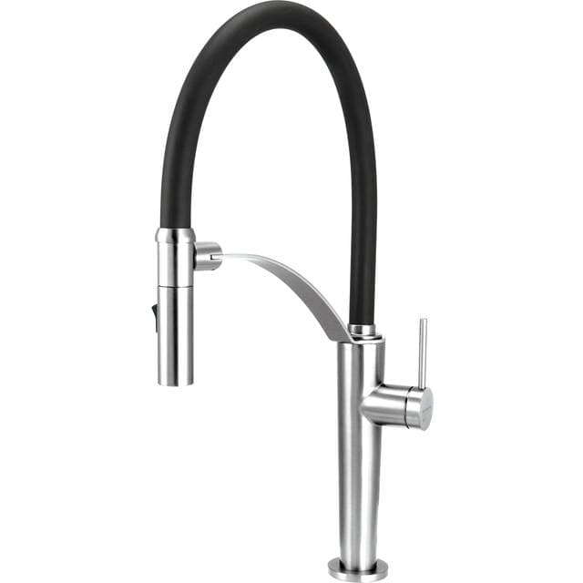 Hill Ceramic Köksblandare Med Flexibel Pip Corda Krom Blank