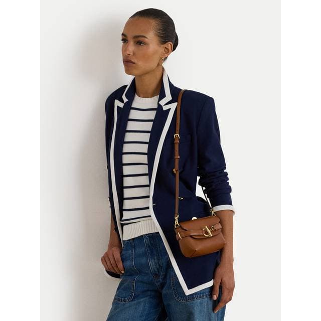 Lauren Ralph Lauren Leather Small Blaike Crossbody Bag - Brown