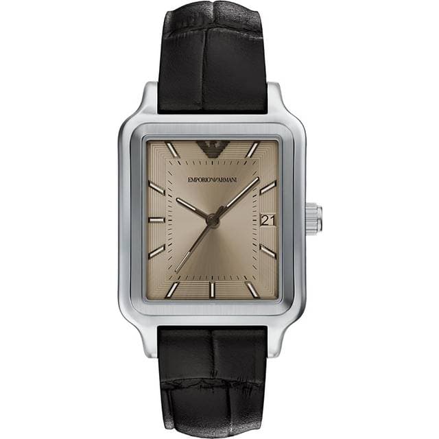 Emporio Armani Rectangular Silver Dial Watch AR11756