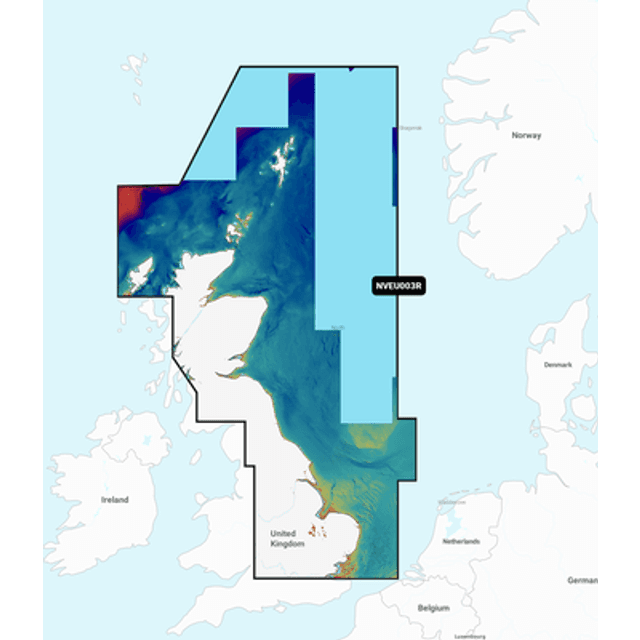 Garmin Storbritannien Nordøstlig Kyst Søkort
