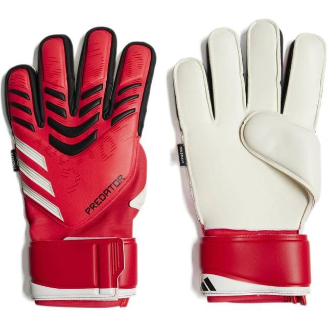 adidas Predator Match Fingersave Goalkeeper Gloves - Rouge/Noir