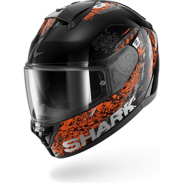 SHARK Helmets Integralhjelm Ridill 2 Speed-Vib - Sort/Antracit/Orange Voksen, Herre