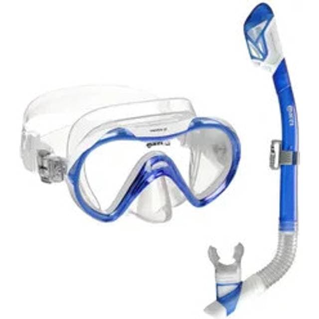 Mares Aquazone Vento Dry Junior Snorkeling Set - Blau