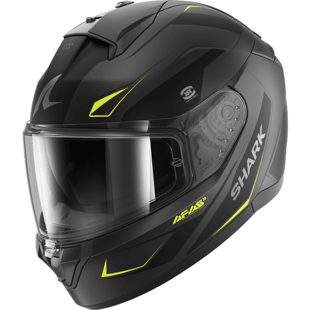 SHARK Helmets Integralhjelm Ridill 2 Mekarium - Antracit/Gul Herre