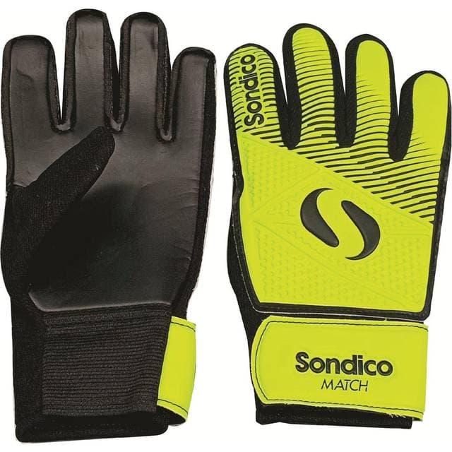 Sondico Match Goalkeeper Gloves Junior - Jaune/Noir