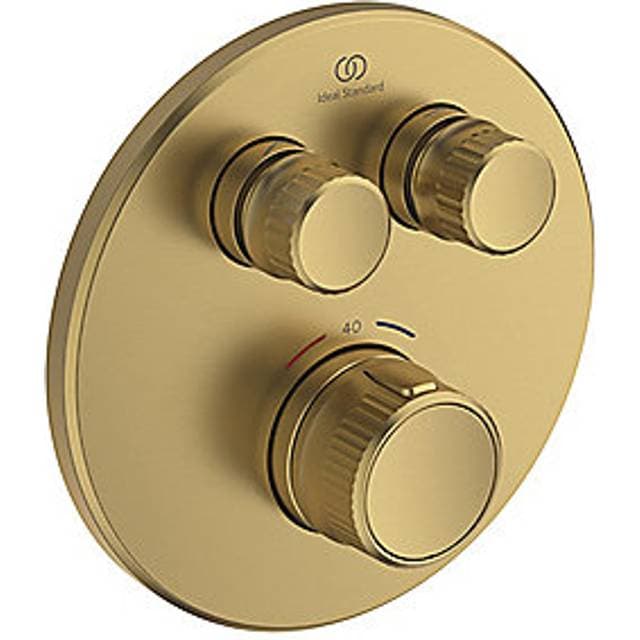 Ideal Standard Ceratherm Navigo Brusearmatur Kit 157x40x157mm Brushed Gold