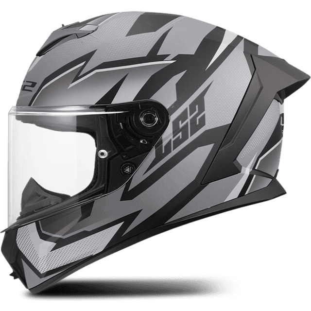 LS2 Integralhjelm FF820 Rapid III Xtrem - Sort/Grå