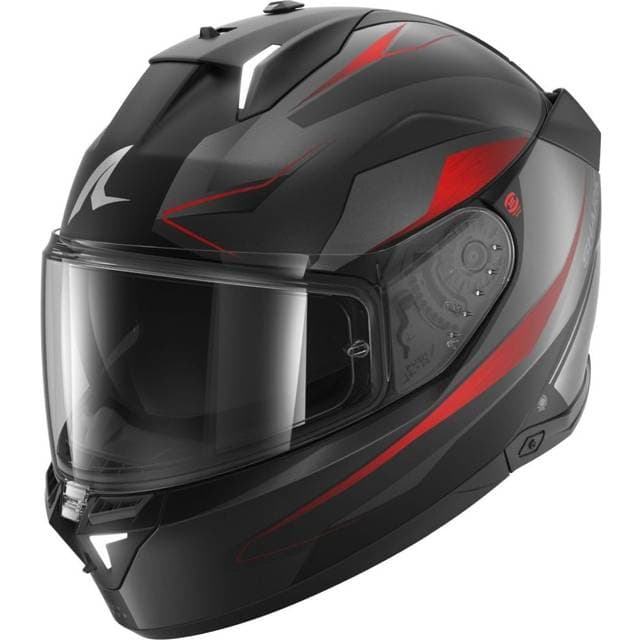 SHARK Helmets Integralhjelm Skwal I3 Mekarium - Sort/Antracit/Rød Herre