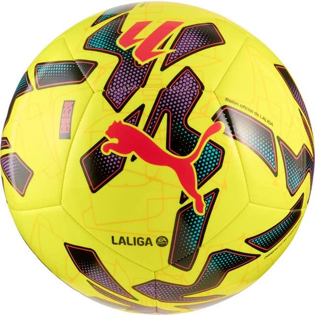 Puma Orbita LaLiga 1 Football - Yellow/Multicolor
