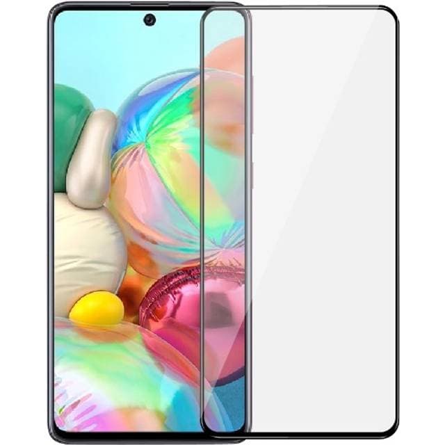 Dacota Platinum Samsung Galaxy A71 Tiger Glass Skærmbeskytter Sort