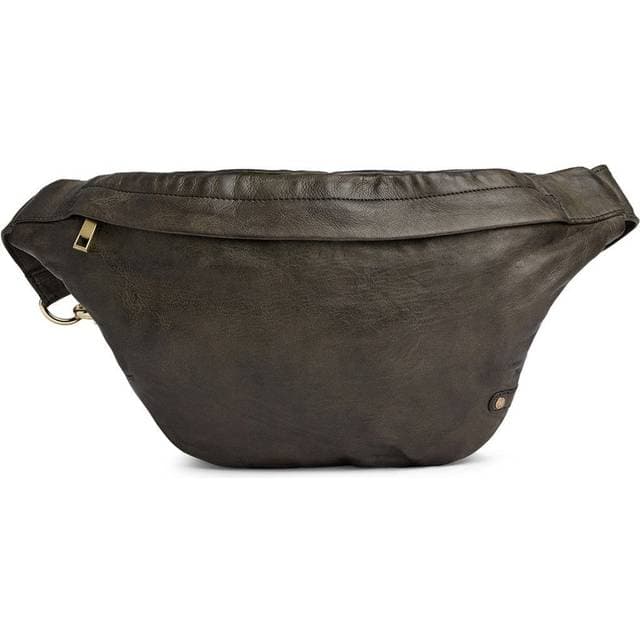 Depeche Bumbag Smørblød Læderkvalitet - Army Green