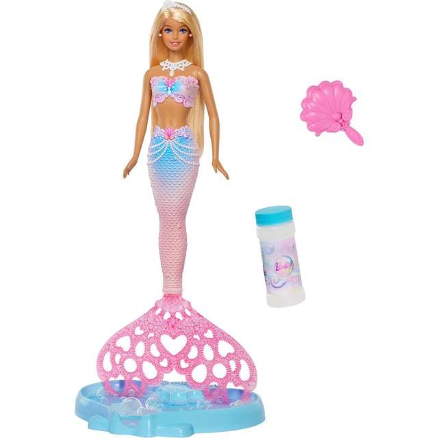 Barbie Bubbletastic Mermaid Dreamtopia Boblemagi Havfrue