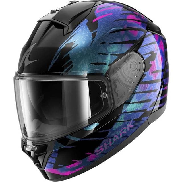 SHARK Helmets Ridill 2 Reptaia Integralhjelm - Sort/Lilla/Glitter