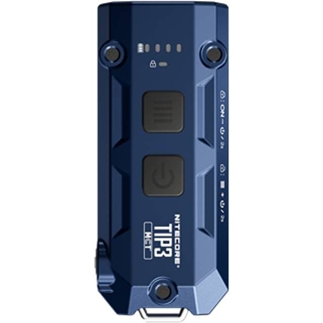 NiteCore TIP3 Genopladelig LED Nøgleringslygte 720 Lumen Blå