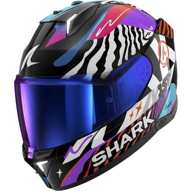 SHARK Helmets Integralhjelm Skwal I3 Speed-Fancy - Sort/Hvid/Orange Herre