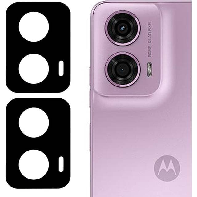 Motorola Moto G04 Härdat Kameralinsskyddsglas 2 St Svart