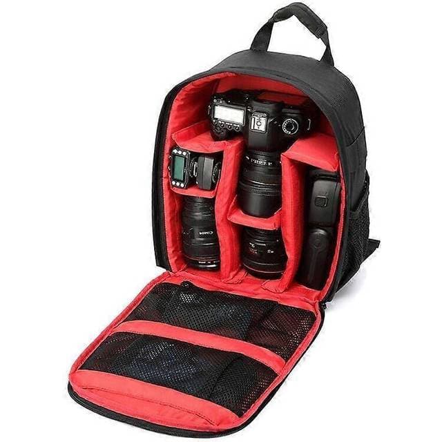 Camera Backpack BC-014 Red for Sony A1 A9 A7 Waterproof Canvas