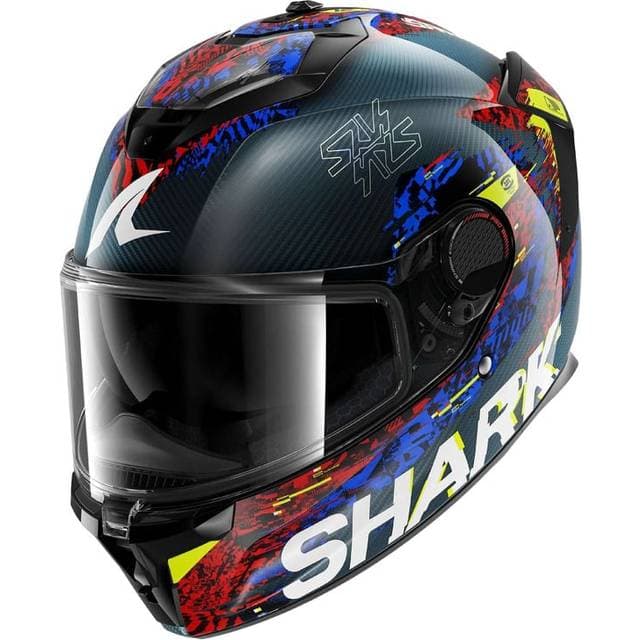 SHARK Helmets Spartan GP Pro Speed-VIB Integralhjelm - Karbon/Rød