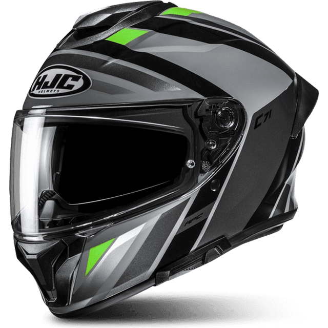 HJC Integralhjelm C71 Faber - Grå/Orange/Sort Herre