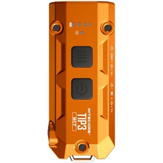 NiteCore TIP3 Genopladelig LED Nøgleringslygte 720 Lumen Orange