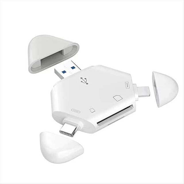 Typecat 3-in-1 Speicherkartenleser Magnetkappe USB Typ C