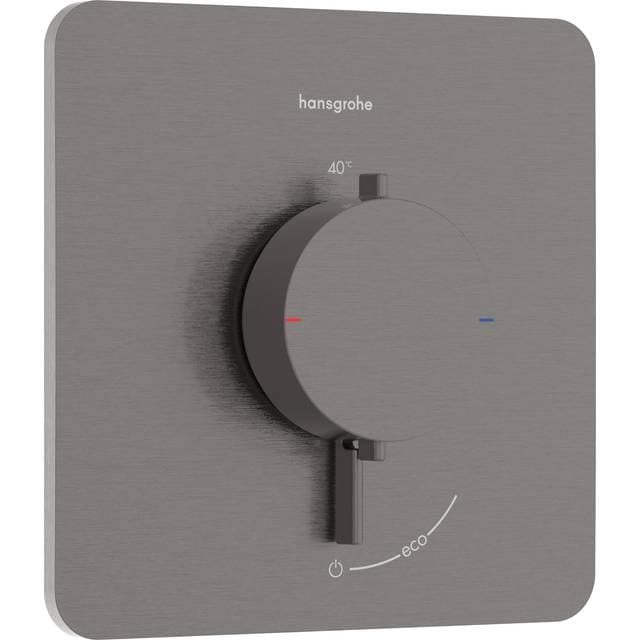 Hansgrohe Ecostat Comfort Q Termostatarmatur Børstet Sort Chrome
