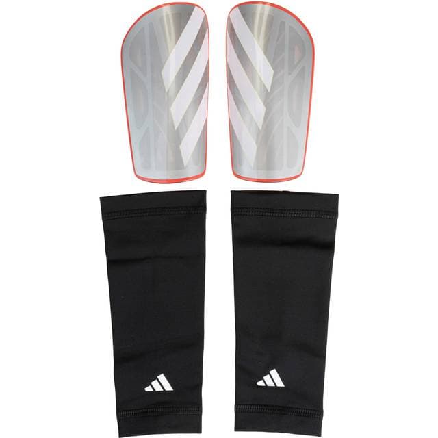 adidas Benskinner Tiro League Benbeskytter - Sølv/Rød/Hvid