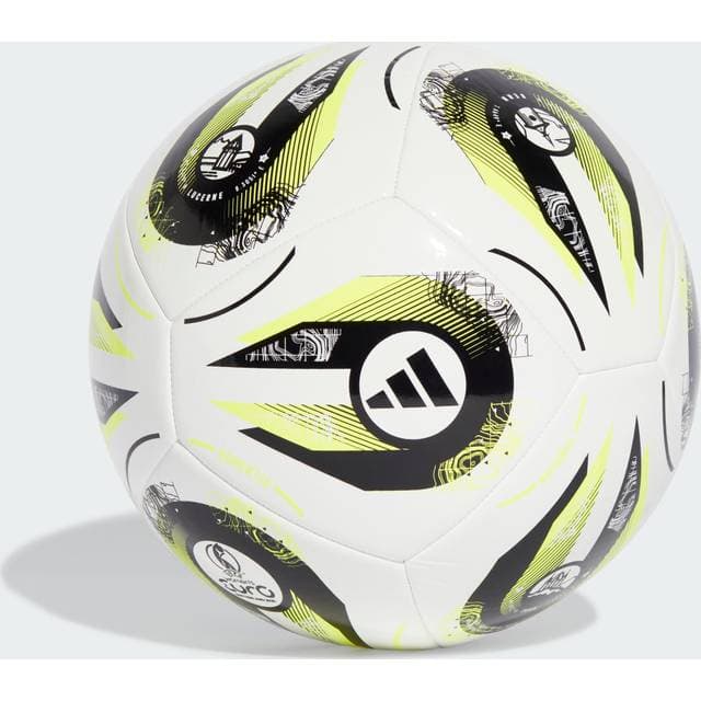 adidas Euro25 Club Ball White Black Lucid Lemon