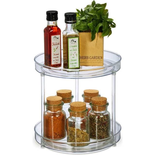 Northix Kaksikerroksinen Pyörivä Keittiön Jääkaapin Järjestäjä