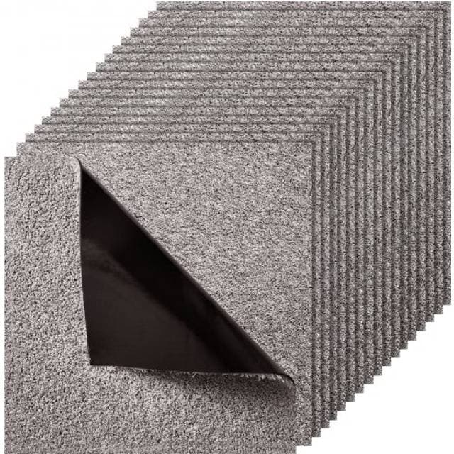 VEVOR Carpet Tiles 18x18 Inch 10 Pack Dark Brown