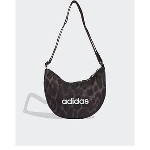 adidas Womens Crossbody Pouch Bag - Brown/Leopard