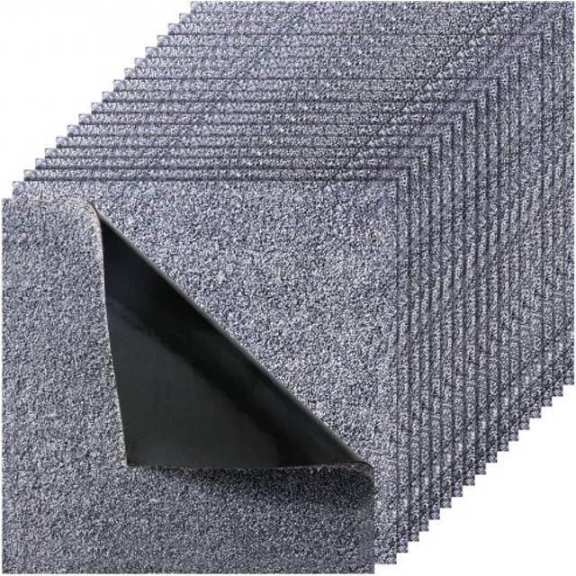 VEVOR Tæppefliser 457x457 mm 10-pak Firkantet