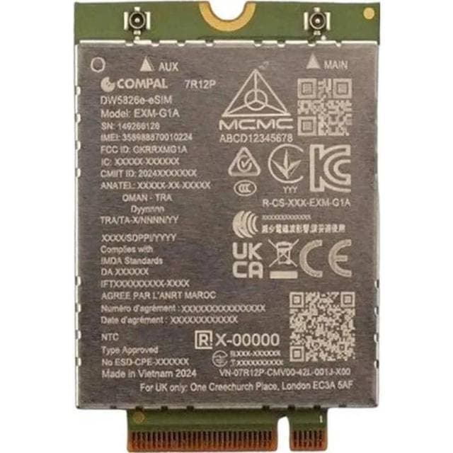 Dell Wireless DW5826E Wireless Mobile Modem