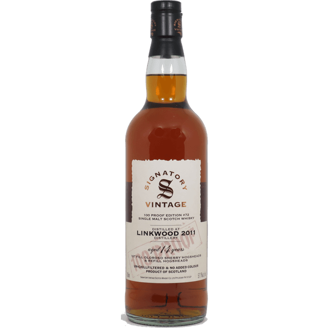 Linkwood Speyside Single Malt Scotch Whisky 14 Years 2011
